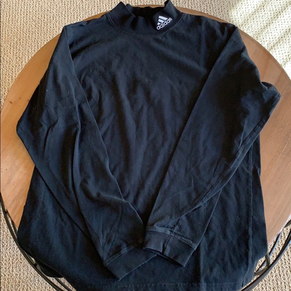 Vintage Adidas mock turtleneck